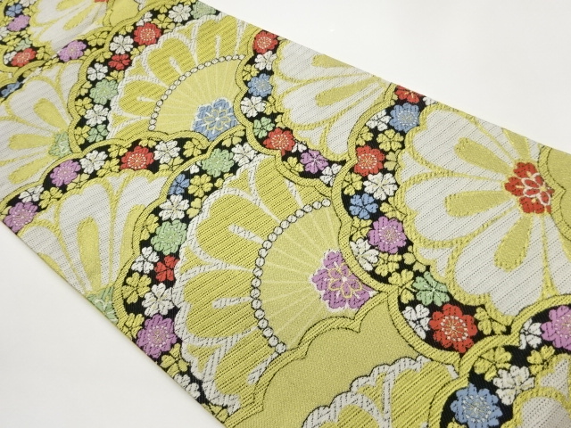 JAPANESE FUKURO OBI / WOVEN SAKURA